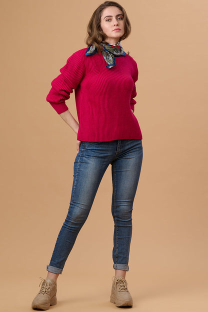 Gipsy Magenta Acrylic Sweater