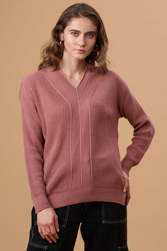 Gipsy Dusky Pink Acrylic Sweater
