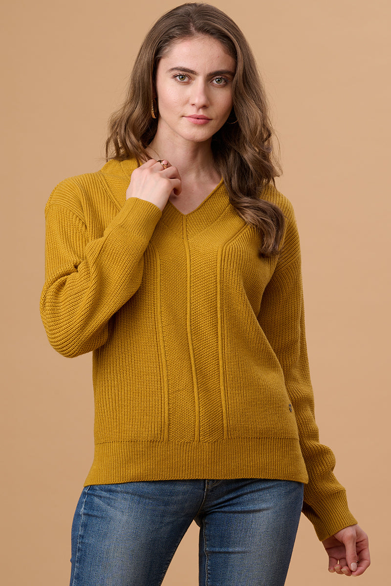 Gipsy Mustard Acrylic Sweater