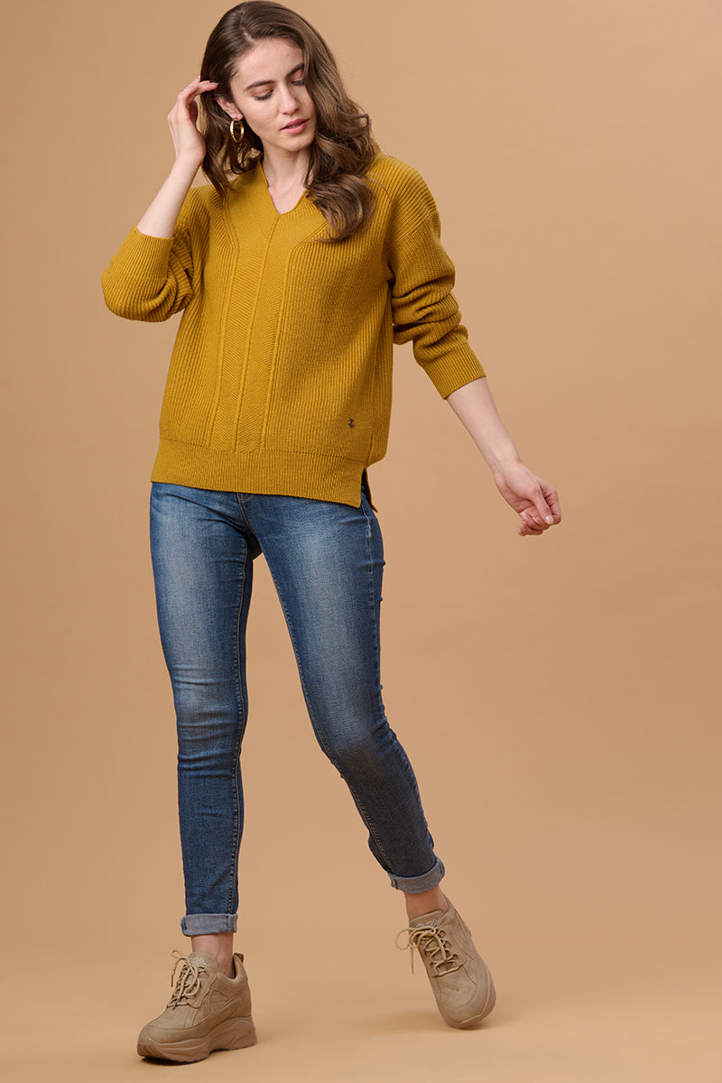 Gipsy Mustard Acrylic Sweater