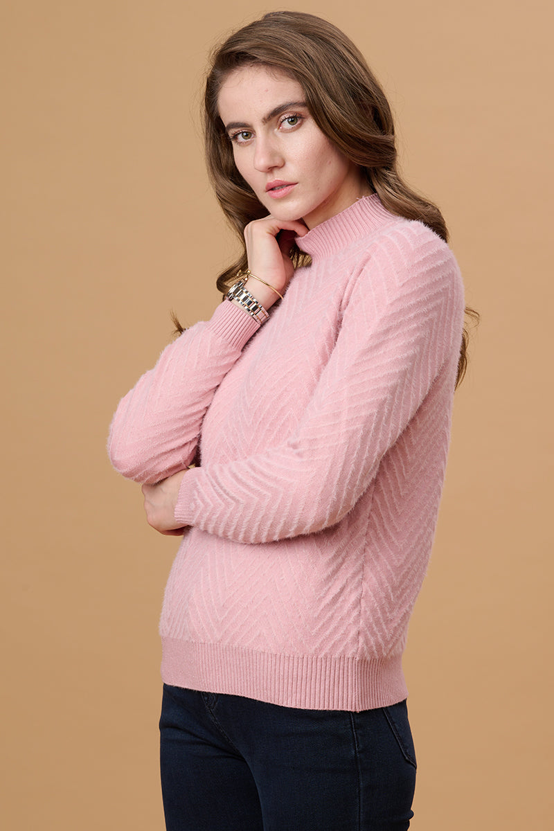 Gipsy Dusky Pink Acrylic Sweater