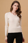 Gipsy Cream Acrylic Sweater