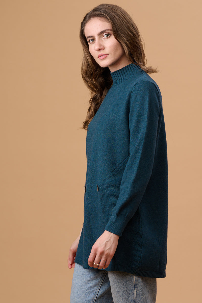 Gipsy Navy Acrylic Sweater
