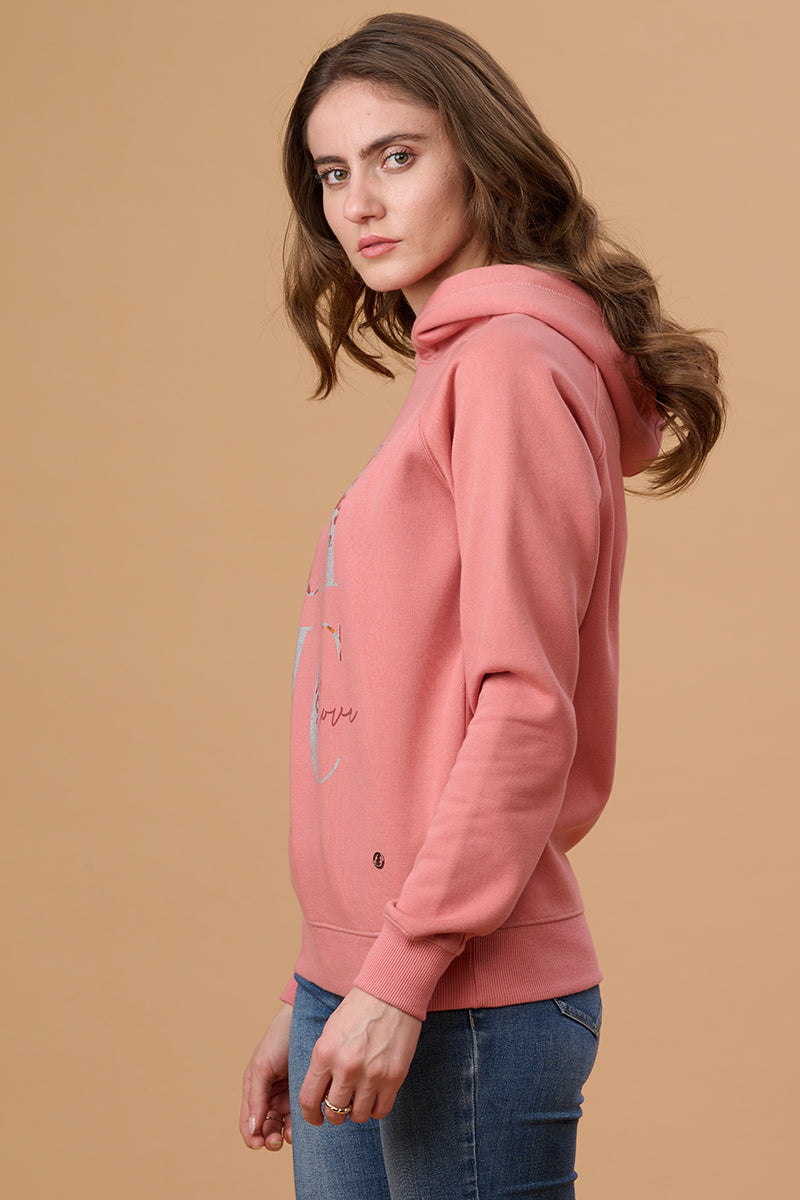 Gipsy Sweet Coral Cotton /Poly Sweat Shirt