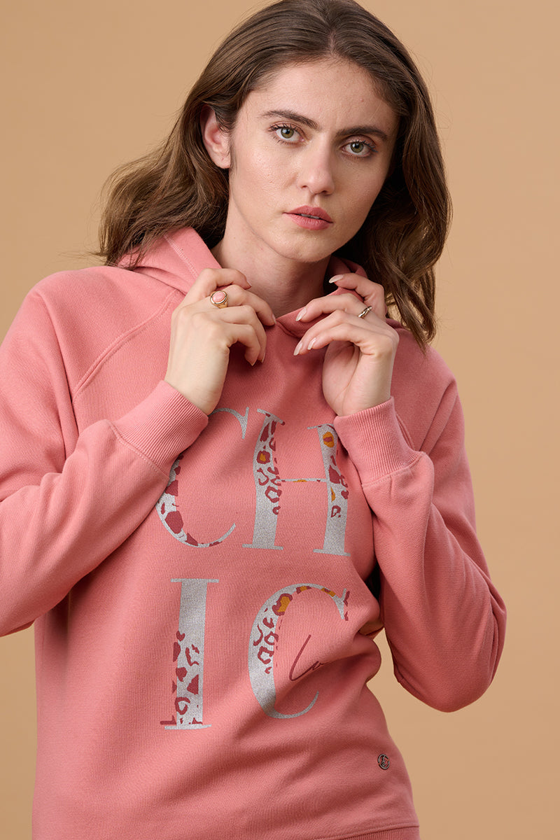 Gipsy Sweet Coral Cotton /Poly Sweat Shirt