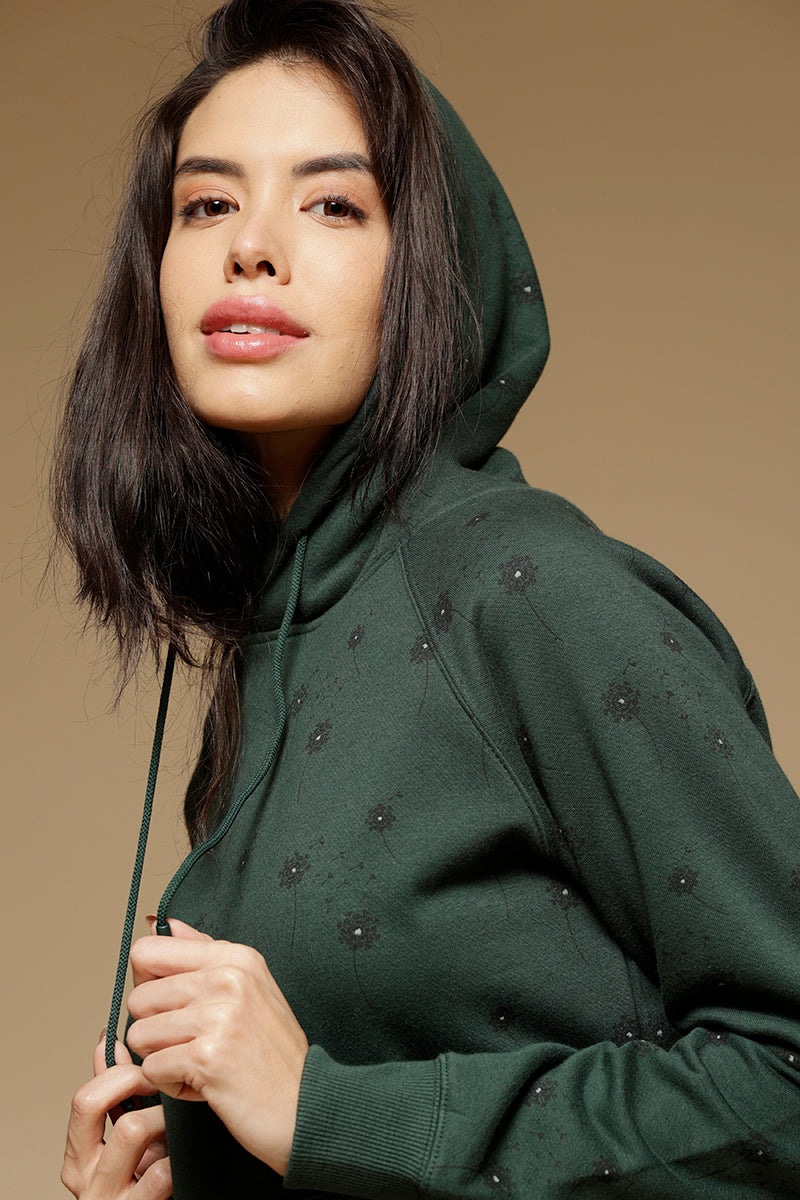 Gipsy Dark Green Cotton/Poly Sweat Shirt
