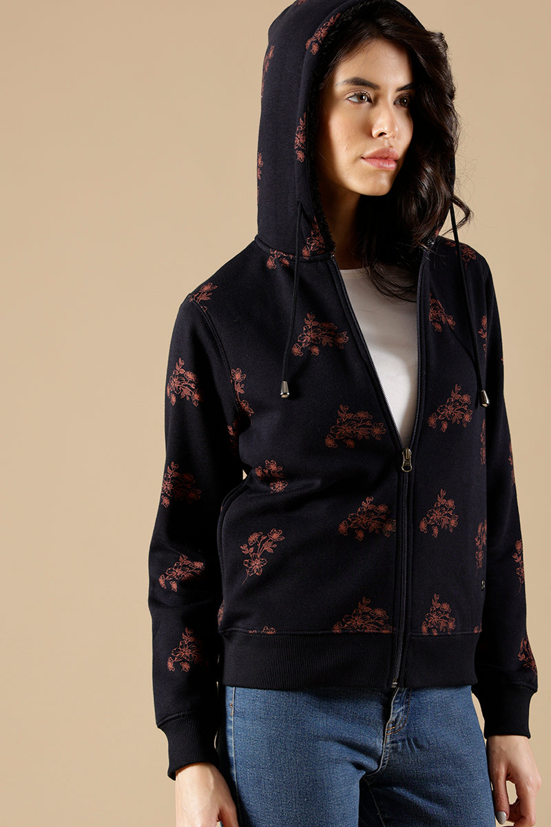 Gipsy French Navy Cotton/Poly Sweat Shirt