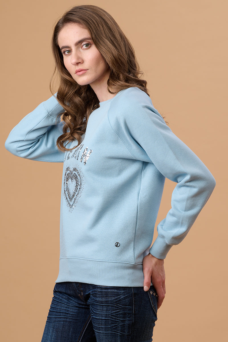 Gipsy Soap Suds Polyester Sweat Shirt