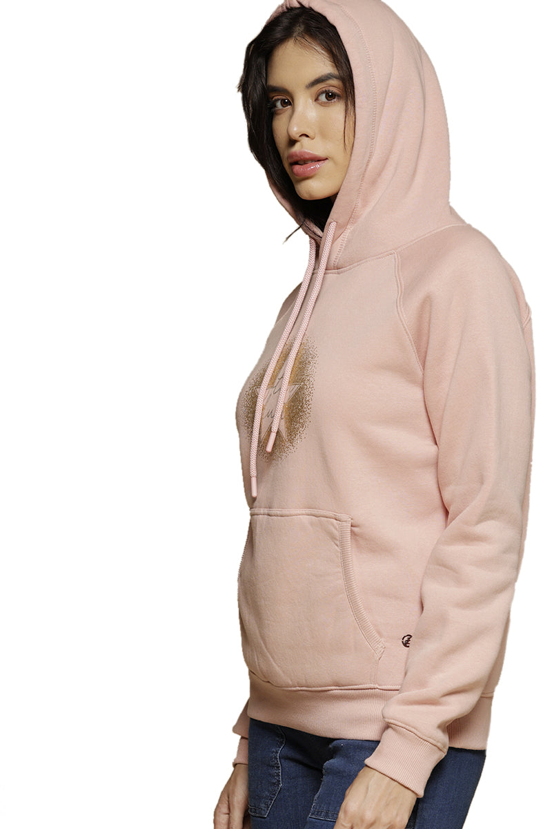 Gipsy Putty Pink Poly/Cotton Sweat Shirt