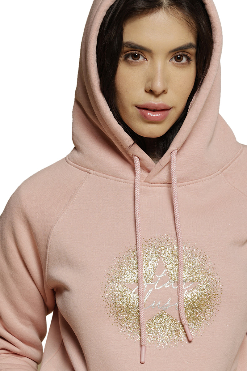 Gipsy Putty Pink Poly/Cotton Sweat Shirt