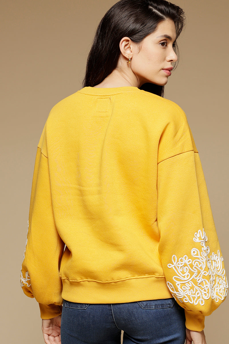Gipsy Mustard Cotton/Poly Sweat Shirt
