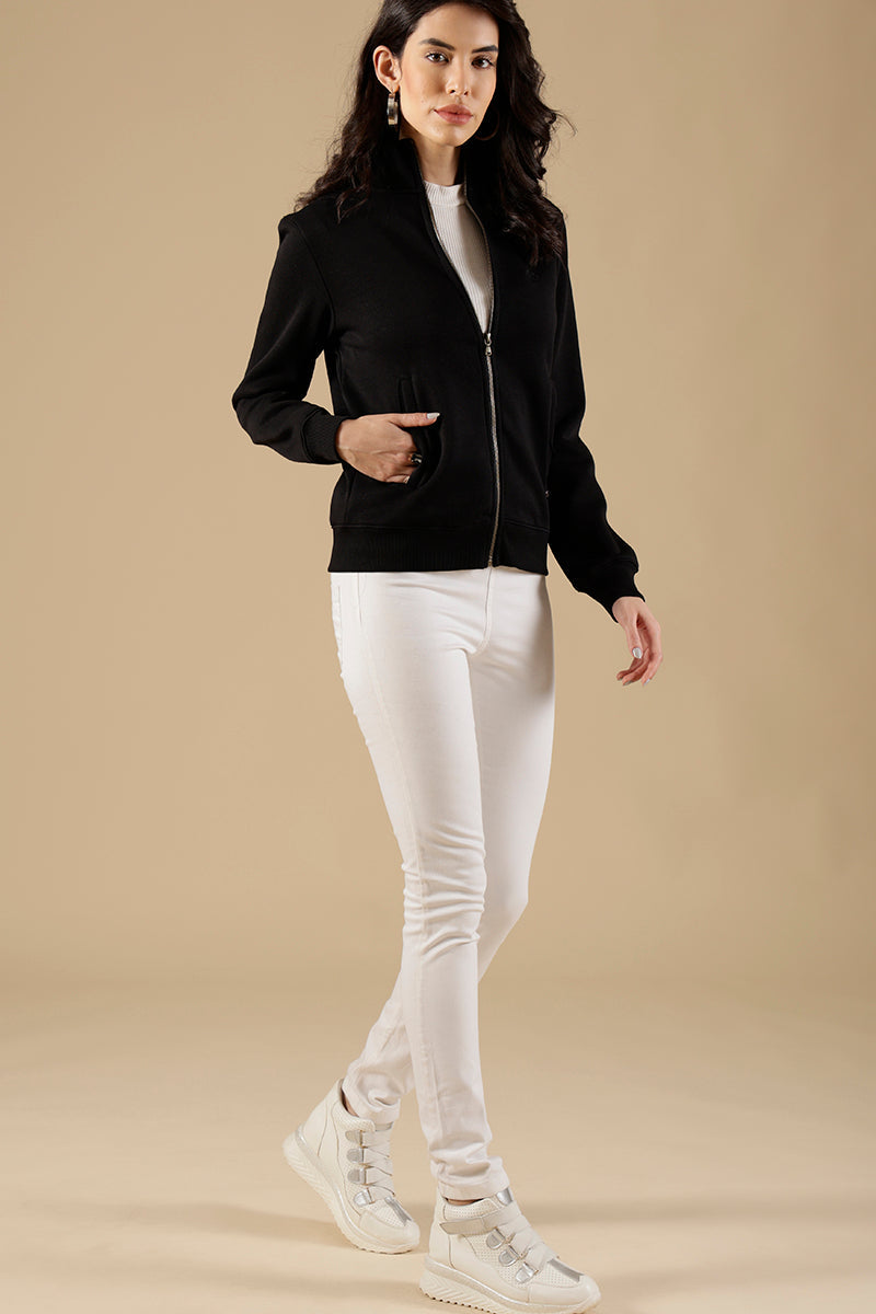 Gipsy Black Cotton/Poly Sweat Shirt