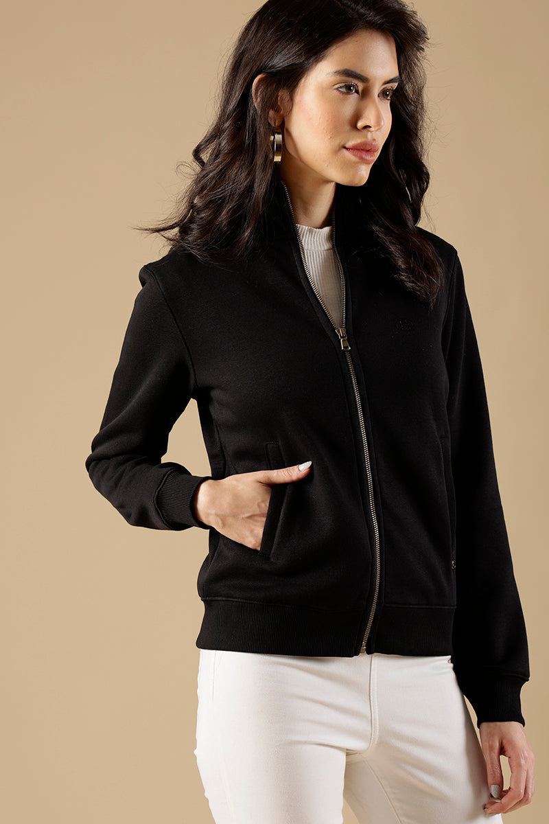 Gipsy Black Cotton/Poly Sweat Shirt