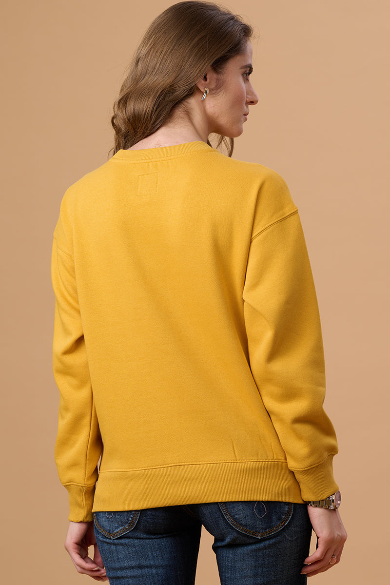 Gipsy Mustard Cotton/Poly Sweat Shirt