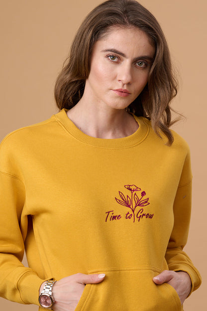 Gipsy Mustard Cotton/Poly Sweat Shirt