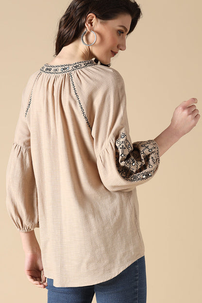 Gipsy Khaki Linen Tunic
