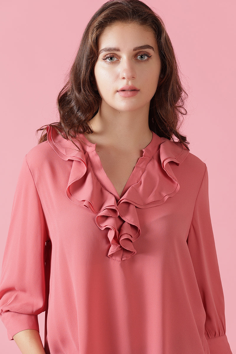 Gipsy Dusky Pink Georgette Tunic