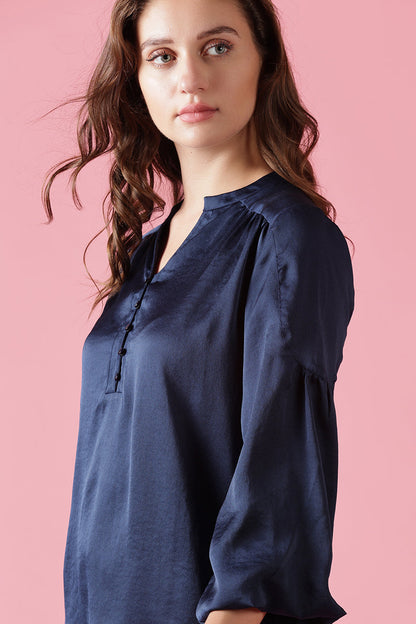 Gipsy Navy Georgette Tunic