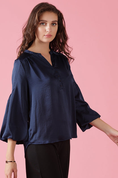 Gipsy Navy Georgette Tunic