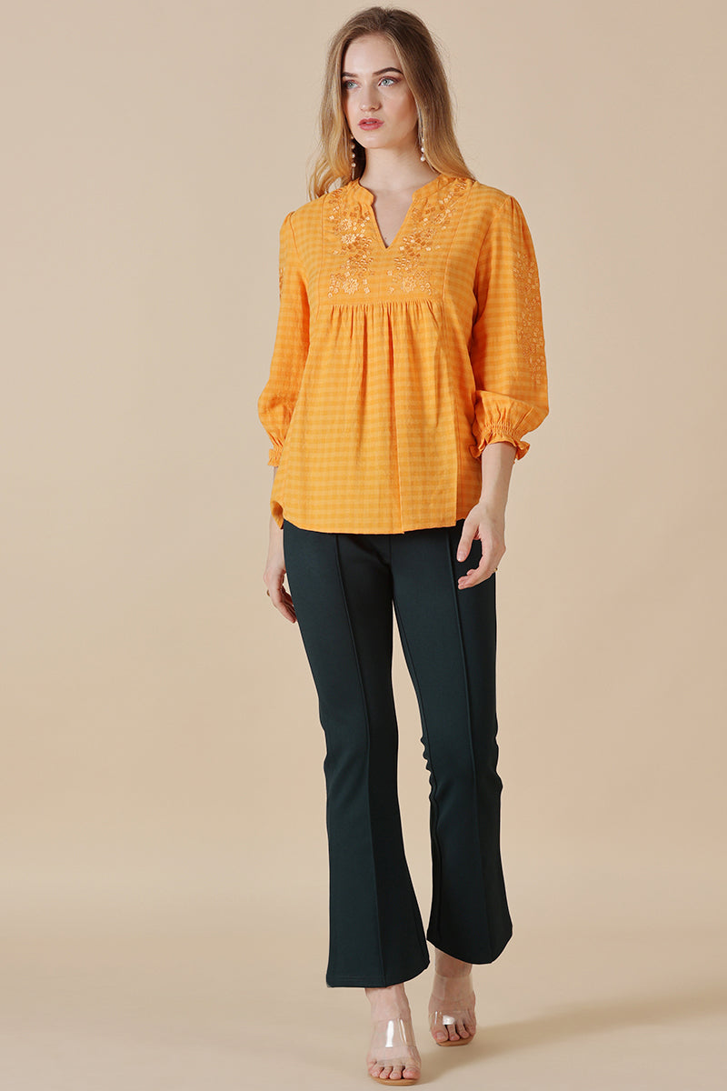 Gipsy Mustard Cotton Tunic