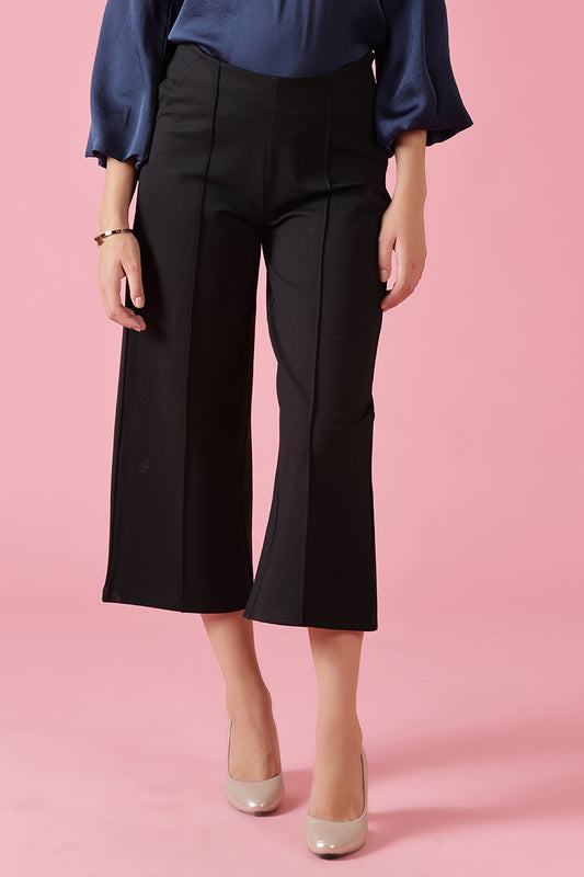 Gipsy Black Fashion NR Knit Cullotes