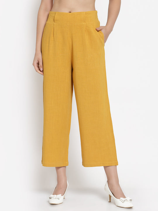 Gipsy Mustard Fashion Cotton Pant