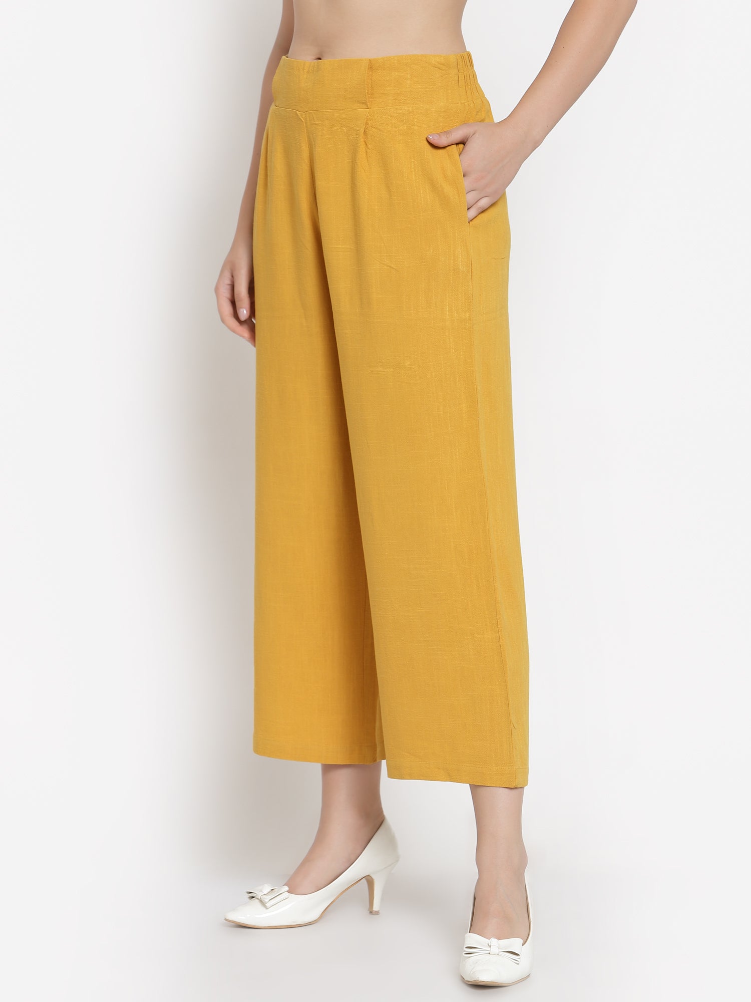 Gipsy Mustard Fashion Cotton Pant