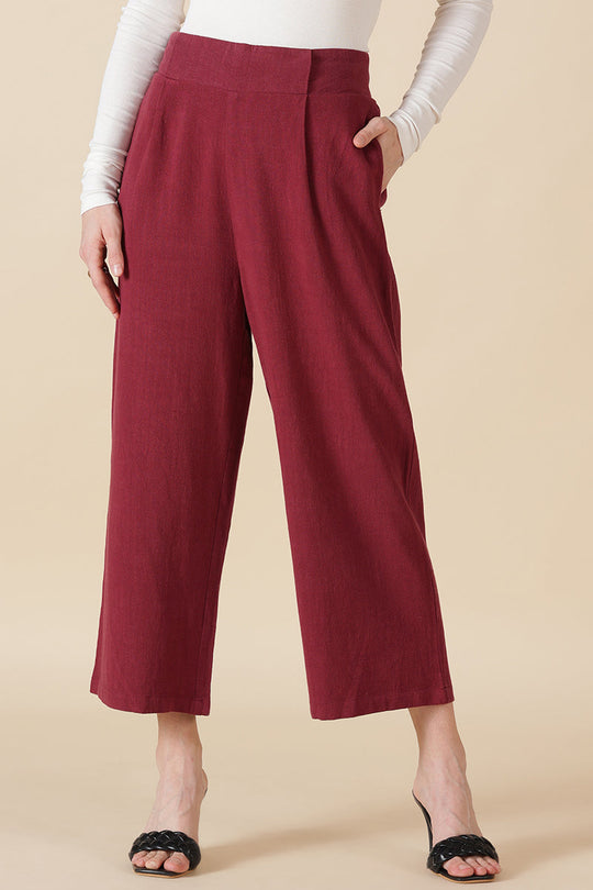Gipsy Wine Cotton Ladies Pant