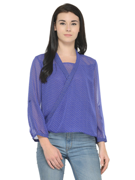 Gipsy Blue Fashion Blouse