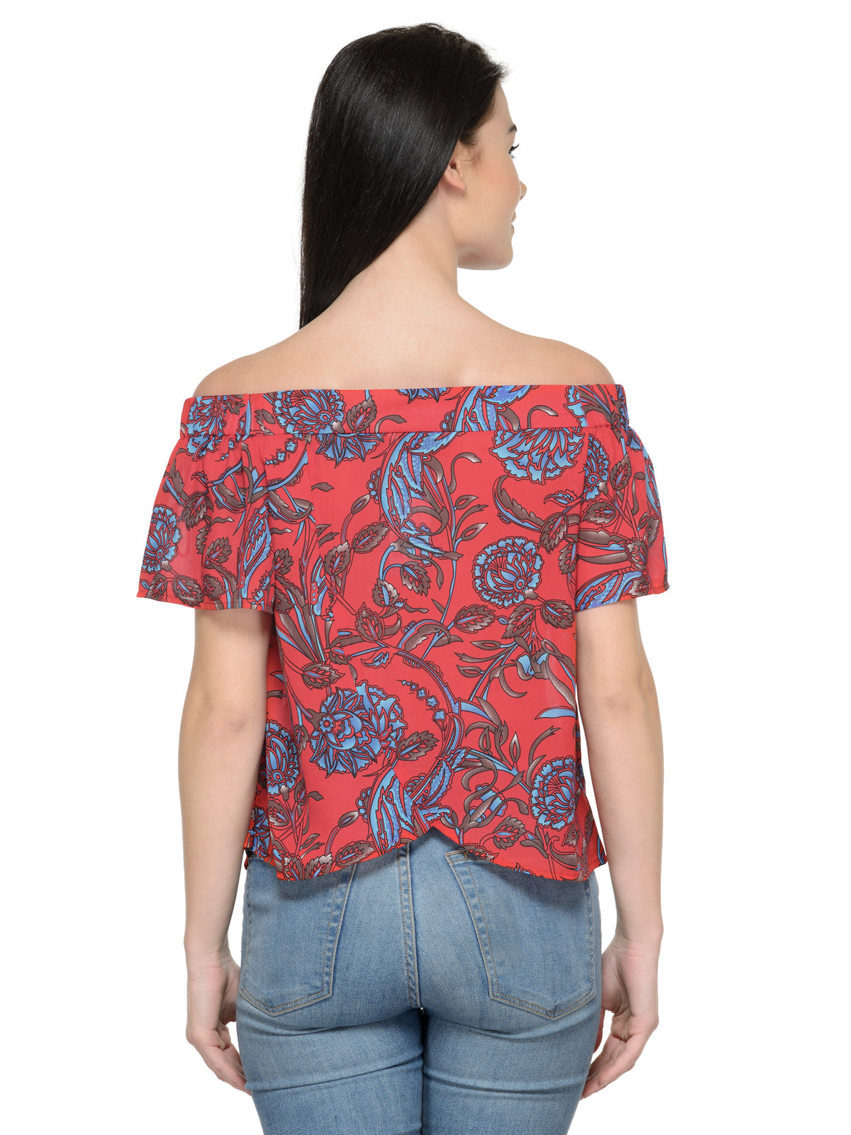 Gipsy Red Fashion Blouse