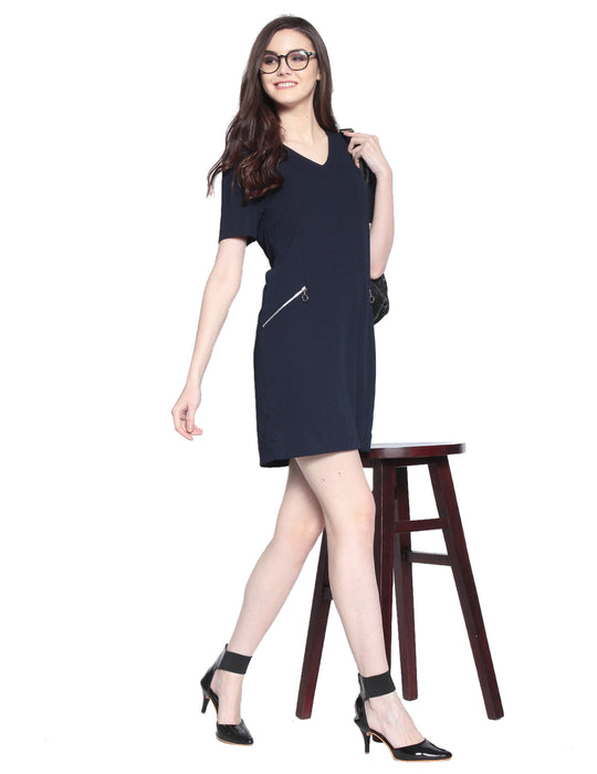 Gipsy Navy Poleyster Dress