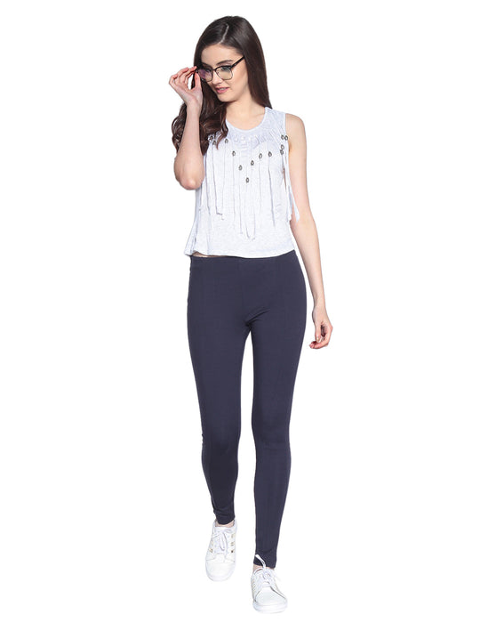 Gipsy Navy Nr Knit Jeggiings