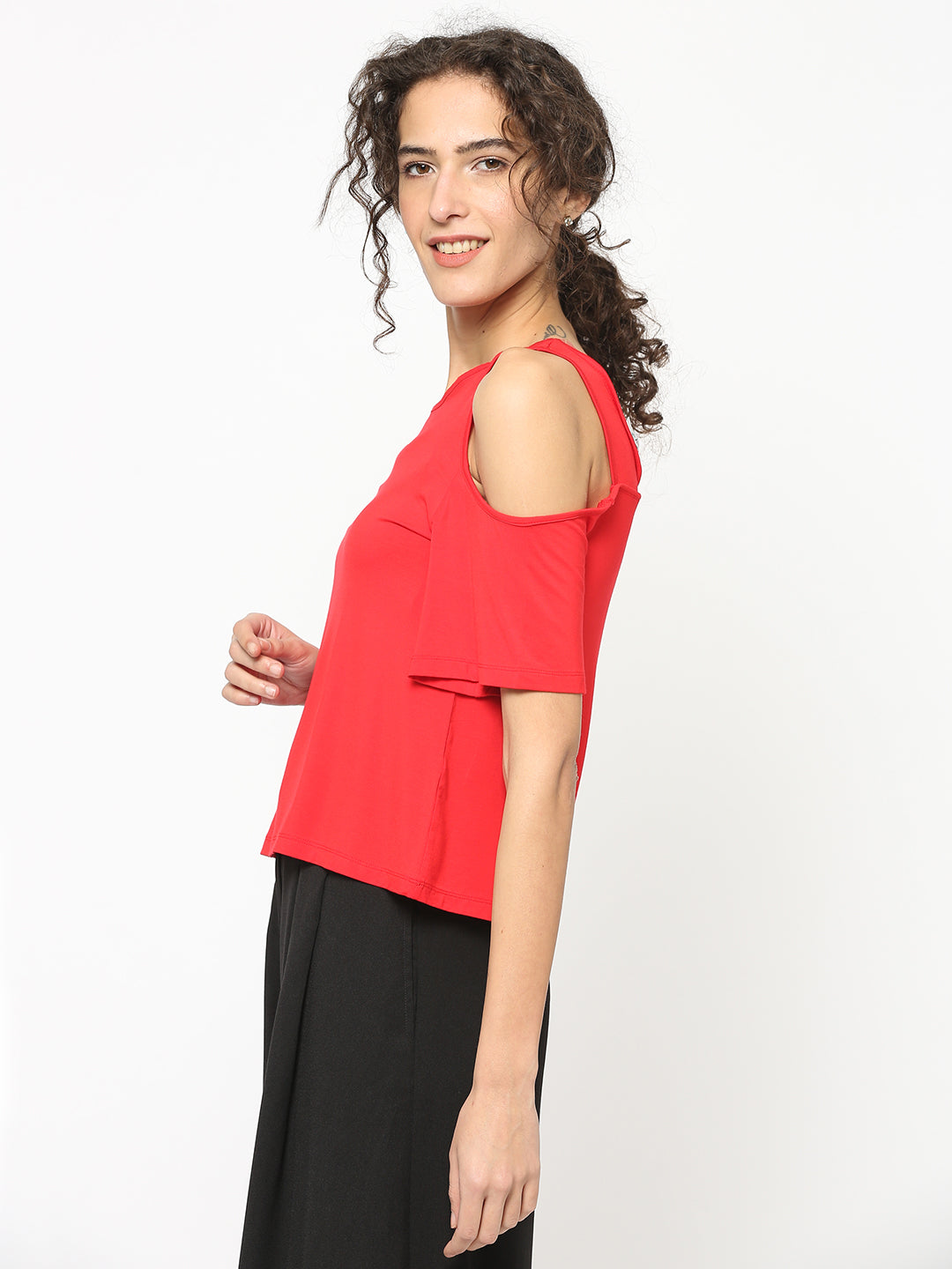 Gipsy Red Fashion Knitted Top