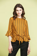 Gipsy Yellow Rayon Blouse