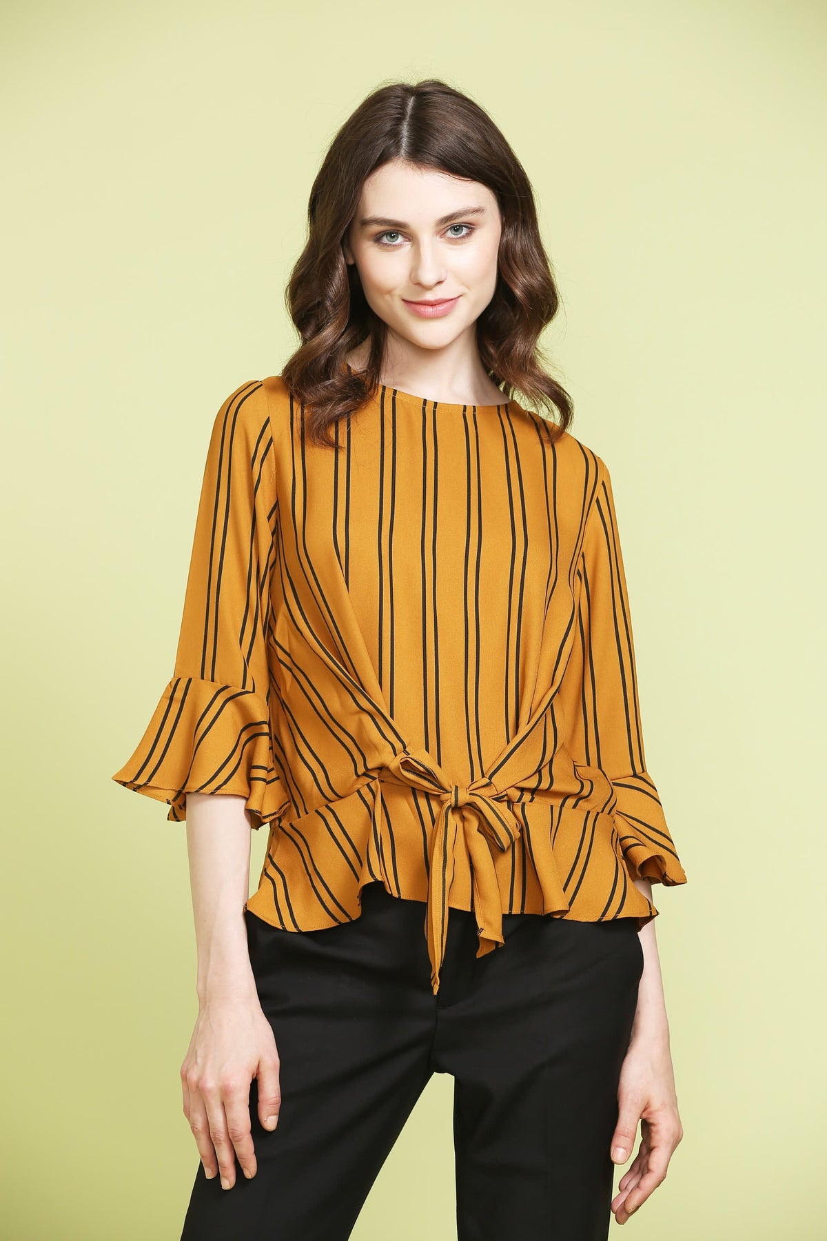 Gipsy Yellow Rayon Blouse