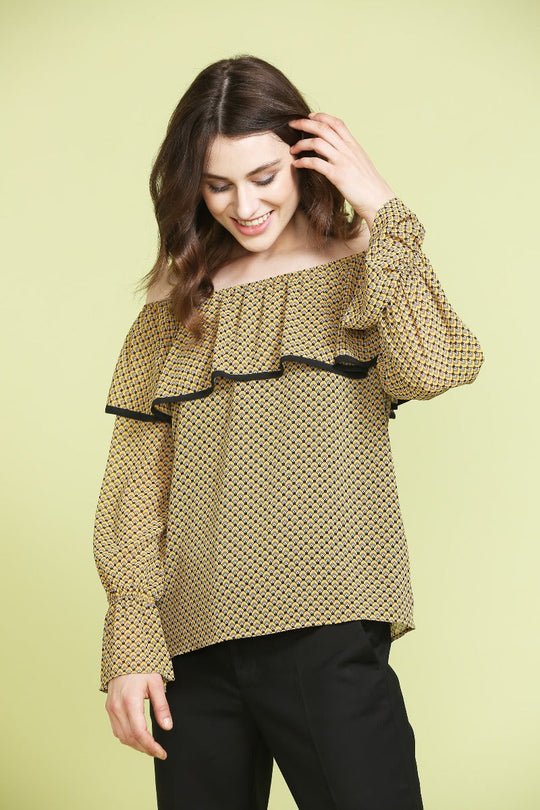 Gipsy Mustard Fashion Blouse