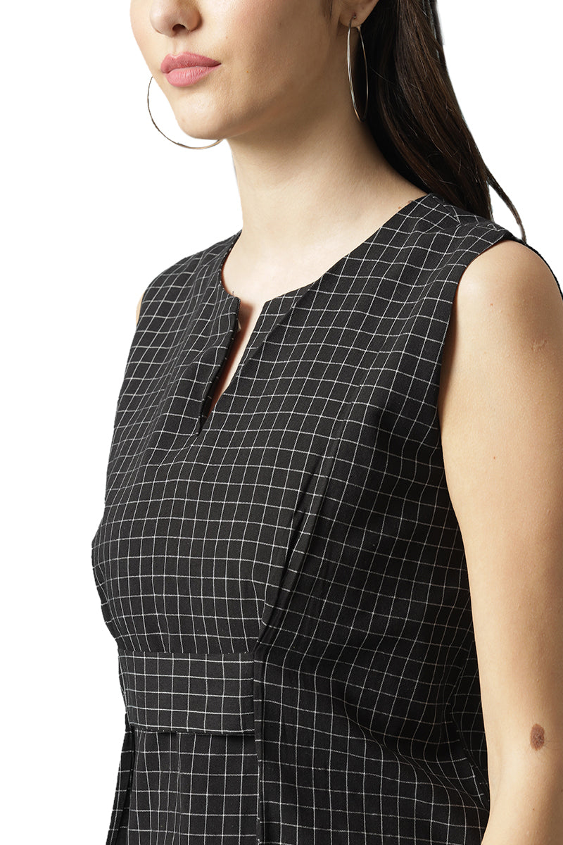 Gipsy Black Cotton Blouse