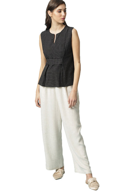 Gipsy Black Cotton Blouse