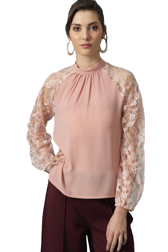 Gipsy Dusky Pink Poleyster Blouse