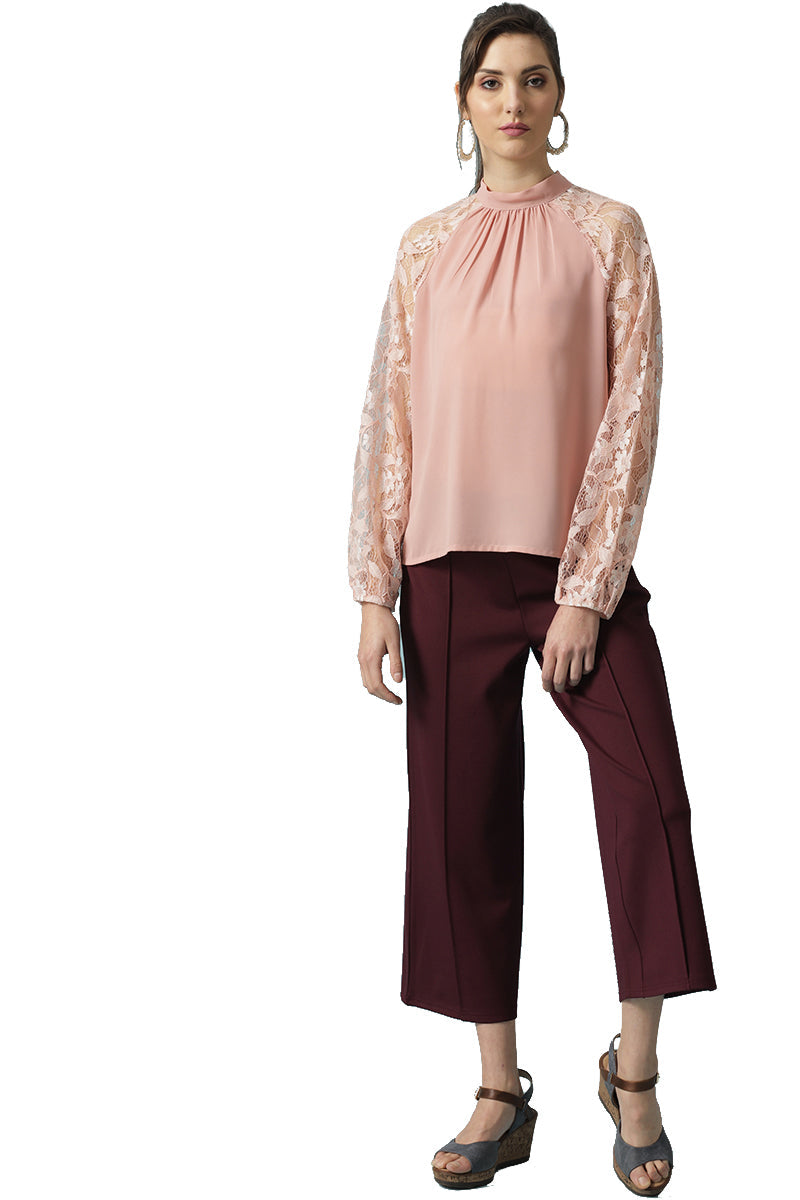 Gipsy Dusky Pink Poleyster Blouse