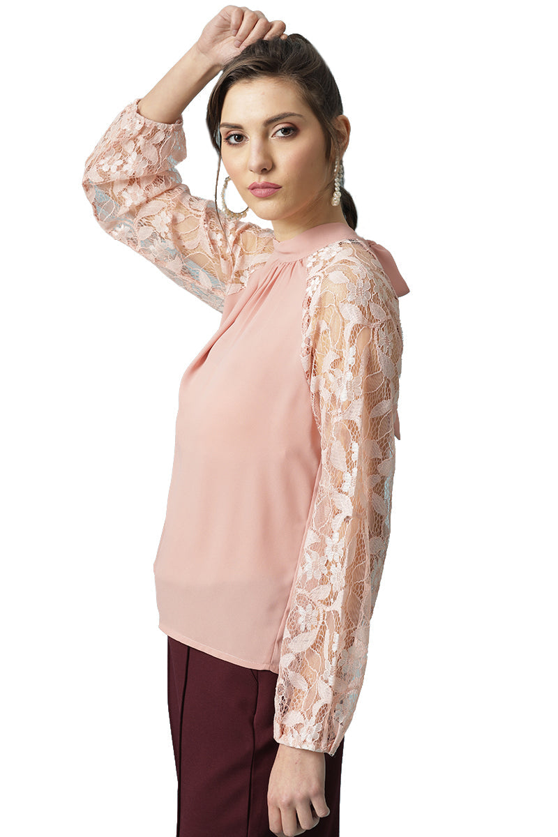 Gipsy Dusky Pink Poleyster Blouse