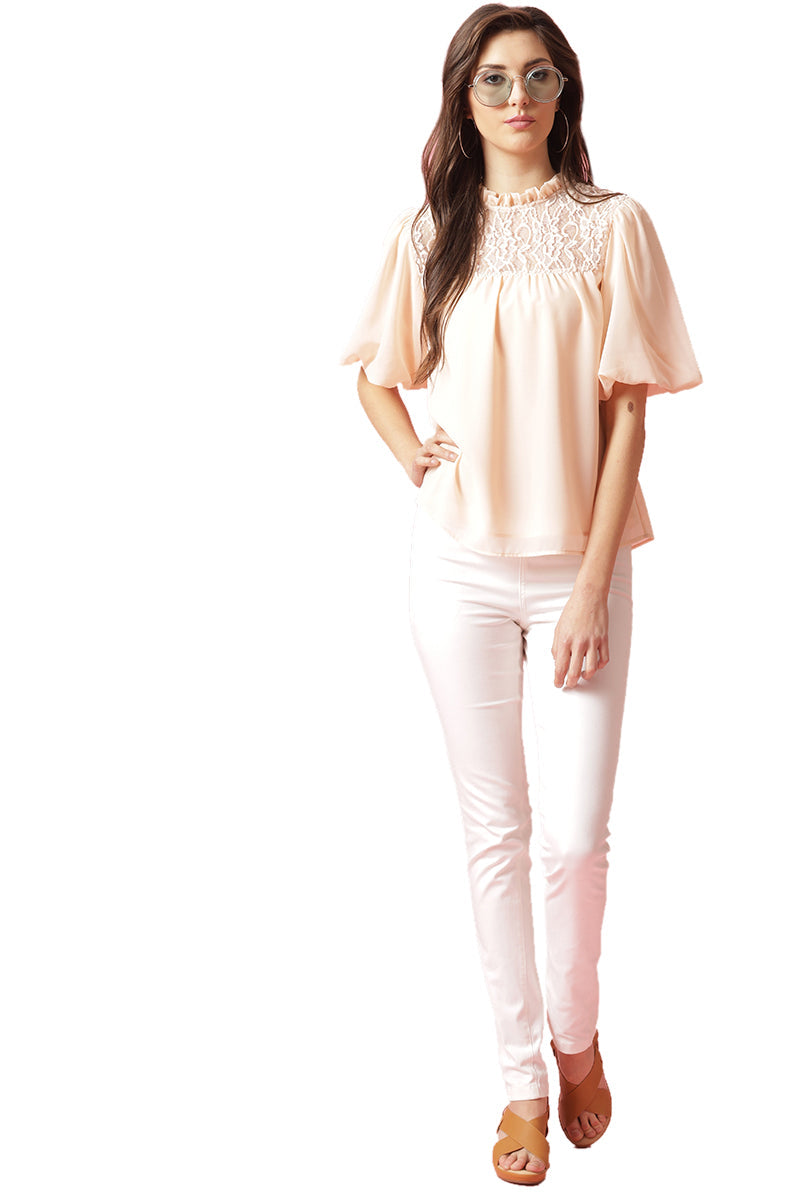 Gipsy Baby Pink Georgette Blouse