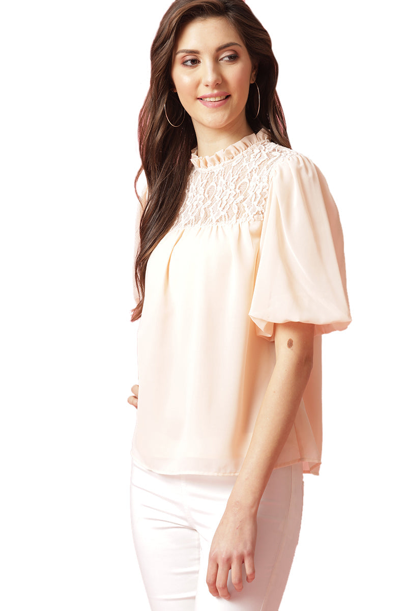 Gipsy Baby Pink Georgette Blouse