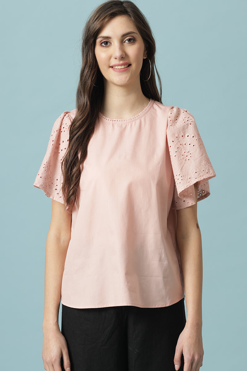 Gipsy Dusky Pink Cotton Blouse