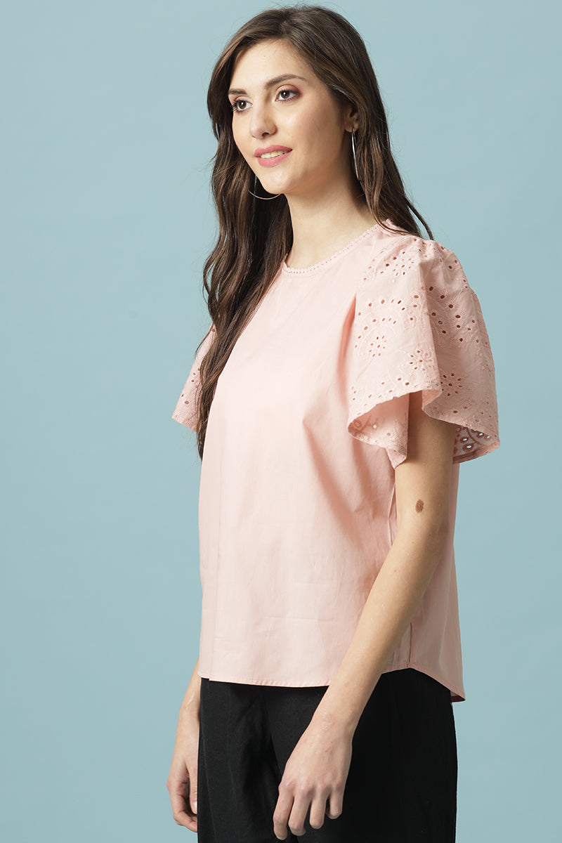 Gipsy Dusky Pink Cotton Blouse
