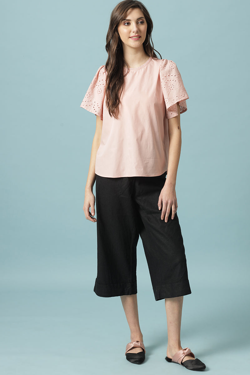 Gipsy Dusky Pink Cotton Blouse