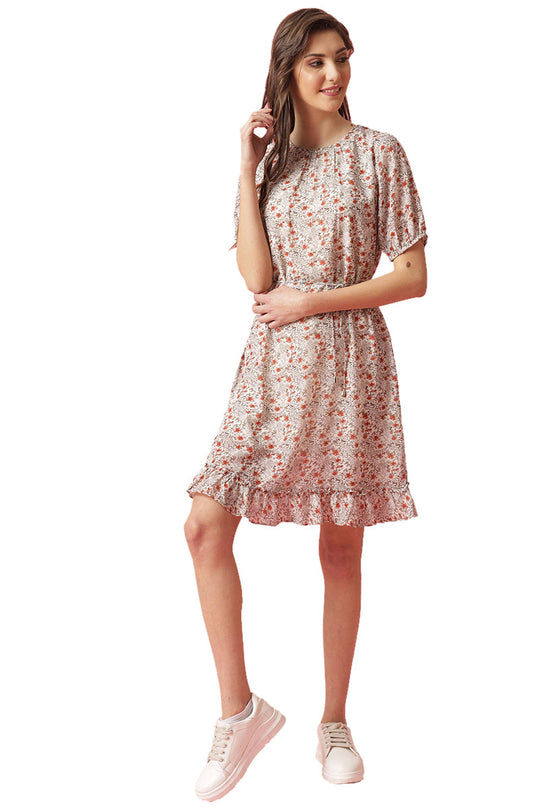 Gipsy Cream Georgette Dress