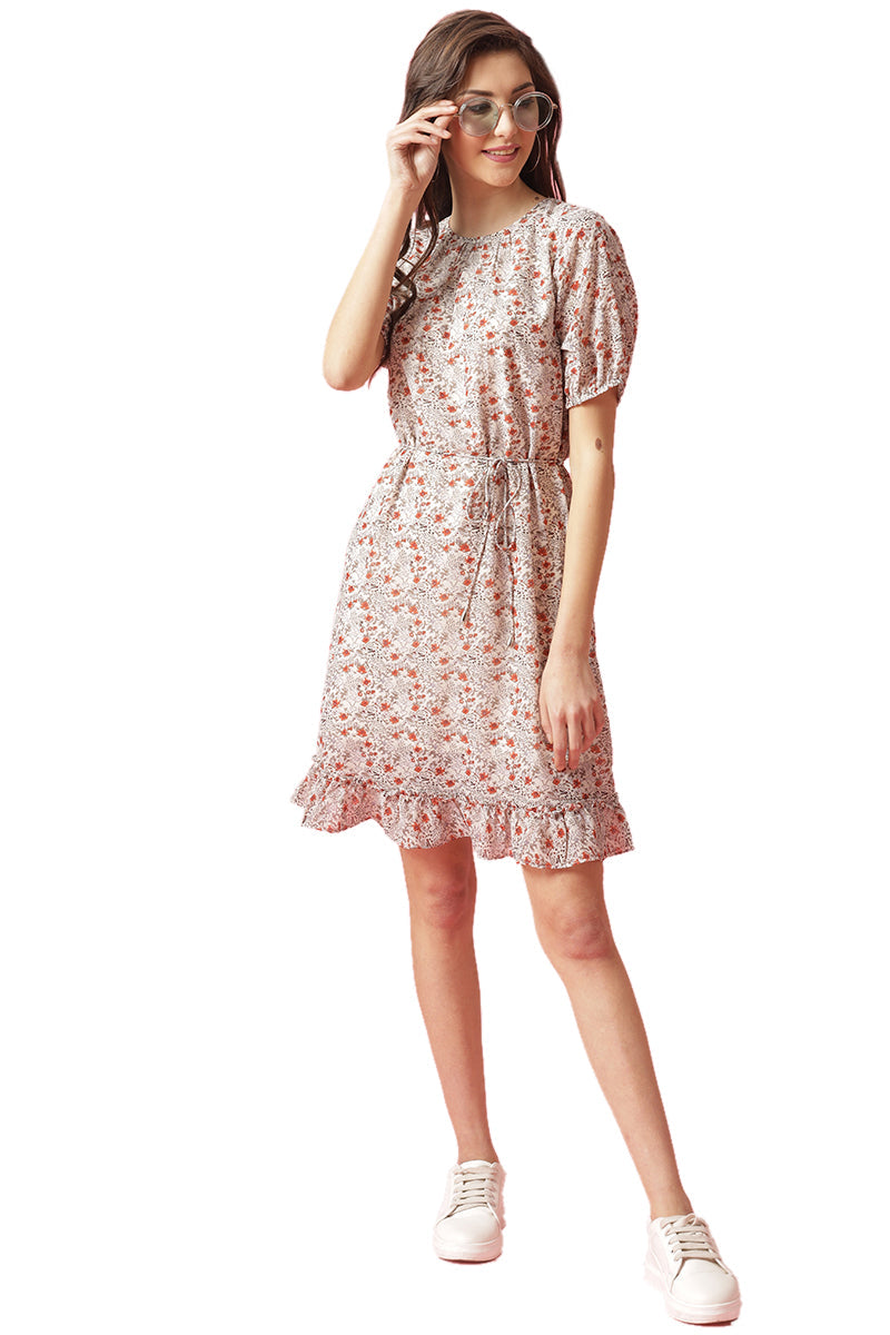 Gipsy Cream Georgette Dress