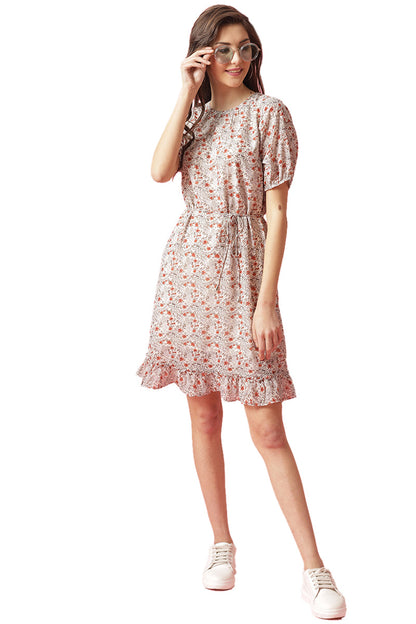 Gipsy Cream Georgette Dress