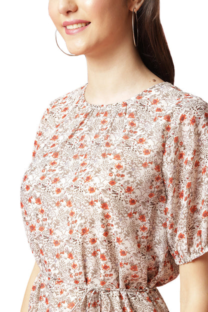 Gipsy Cream Georgette Dress